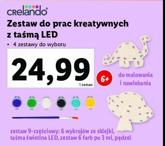 Lidl Zestaw kreatywny z oświetleniem led oferta