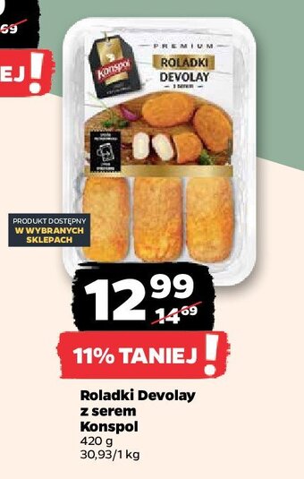 Netto Roladki devolay z serem oferta