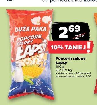 Netto Popcorn solony oferta