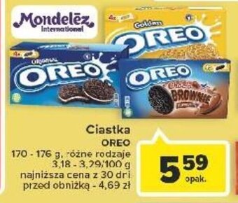 Carrefour Ciastka OREO 170-176g oferta