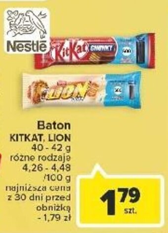 Carrefour Nestlē Baton KITKAT LION 40-42 g oferta