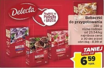 Carrefour Delecta Babeczki do przygotowania 280g oferta
