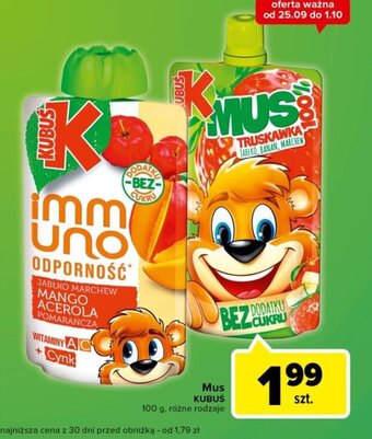 Carrefour Express Mus KUBUŚ 100g oferta
