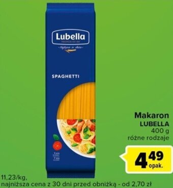 Carrefour Express Makaron LUBELLA 400 g oferta