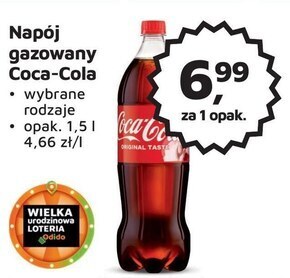 Odido Coca-cola napój gazowany 1,5 l oferta