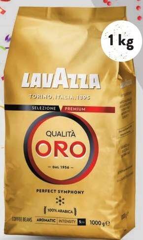 Intermarche Lavazza qualità oro perfect symphony kawa ziarnista 1000 g oferta