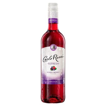 Topaz Carlo rossi refresh mixed berry aromatyzowany napój na bazie wina 750 ml oferta