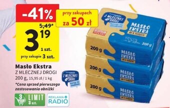 Intermarche Masło Ekstra Z MLECZNEJ DROGI 200 g oferta