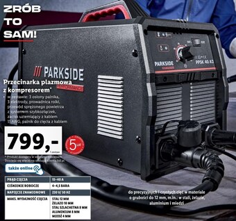 Lidl Przecinarka parkside oferta