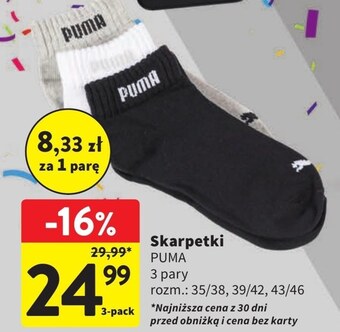 Intermarche Skarpetki puma oferta