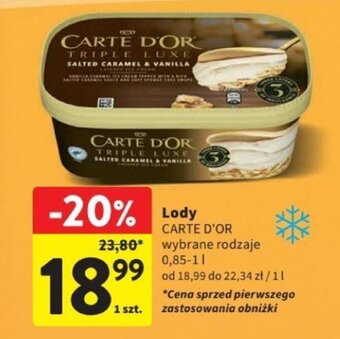 Intermarche Lody CARTE D'OR 0,85-1 l oferta