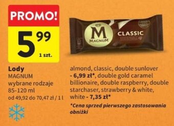 Intermarche Lody MAGNUM 85-120 ml oferta