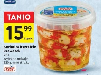 Intermarche Surimi w kształcie krewetek VICI 320 g oferta