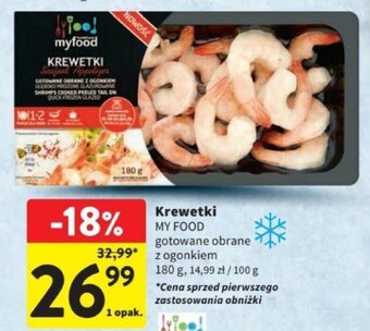 Intermarche Krewetki MY FOOD 180 g oferta