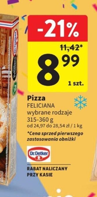 Intermarche Pizza FELICIANA 315-360 g oferta