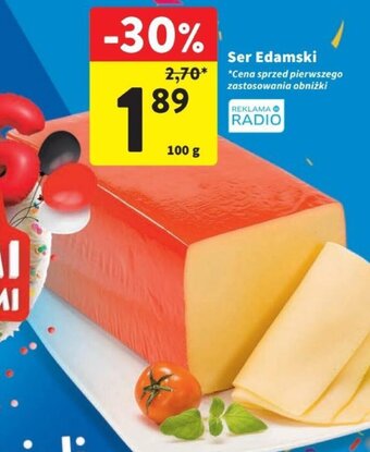 Intermarche Ser Edamski 100 g oferta