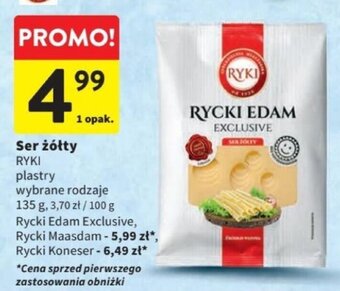 Intermarche Ser żółty RYKI 135 g oferta