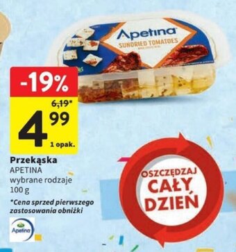 Intermarche Przekąska APETINA 100 g oferta