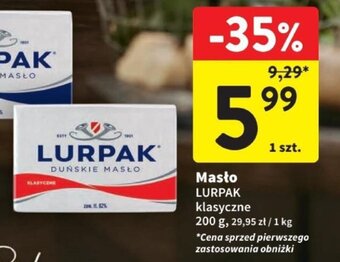 Intermarche Masło LURPAK 200 g oferta