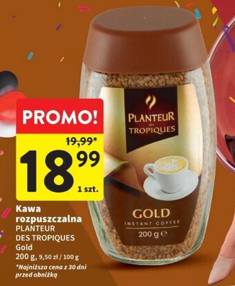 Intermarche Kawa rozpuszczalna PLANTEUR DES TROPIQUES 200 g oferta