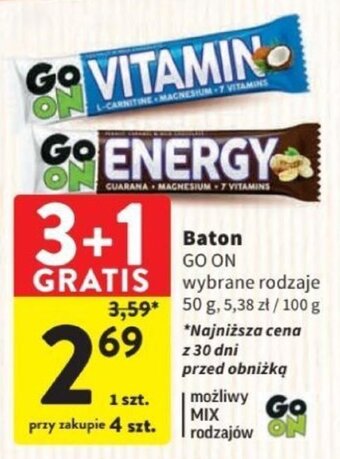 Intermarche Baton GO ON 50 g oferta