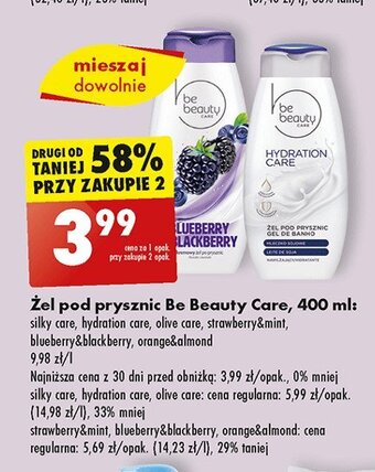 Biedronka Żel pod prysznic orange & almond oferta