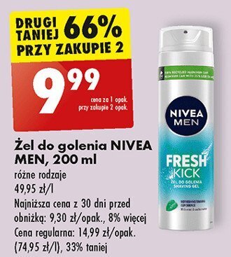 Biedronka Żel do golenia oferta
