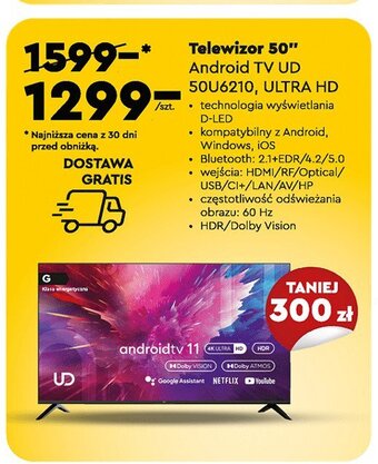 Biedronka Telewizor 50u6210 oferta