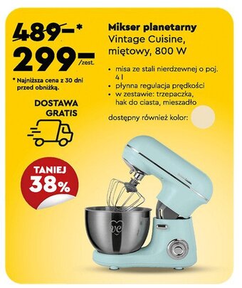 Biedronka Mikser planetarny 800 w oferta