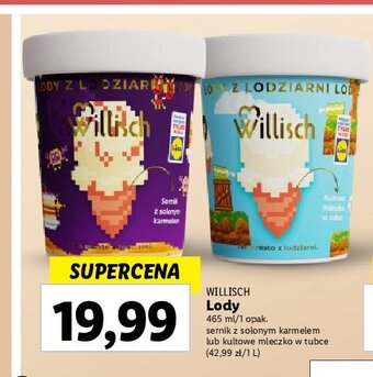 Lidl Lody kultowe mleczko w tubce oferta