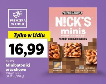 Lidl Batoniki mini orzechowe oferta