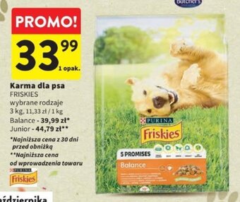 Intermarche Karma dla psa FRISKIES 3 kg oferta