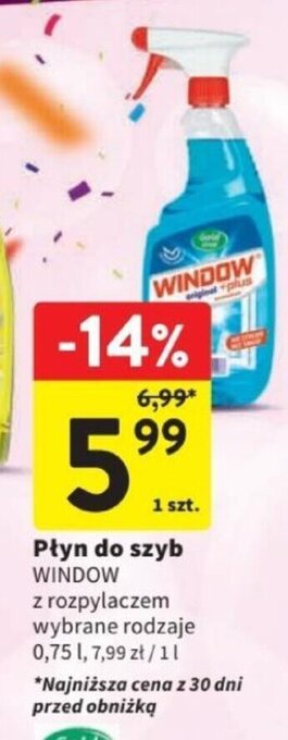 Intermarche Płyn do szyb WINDOW 0,75 l oferta