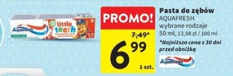 Intermarche Pasta do zębów Aquafresh 50 ml oferta