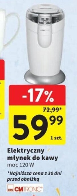 Intermarche Elektryczny młynek do kawy oferta