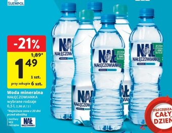 Intermarche Woda mineralna NAŁĘCZOWIANKA 0,5 l oferta