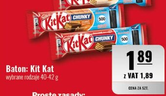 Eurocash Baton: Kit Kat 40-42 g oferta