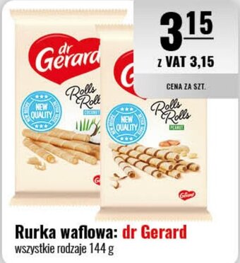Eurocash Rurka waflowa: dr Gerard 144 g oferta