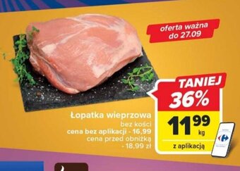 Carrefour Market Łopatka wieprzowa 1kg oferta