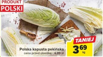 Carrefour Market Polska kapusta pekińska 1kg oferta