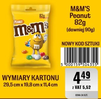 Eurocash M&M'S Peanut 82g oferta