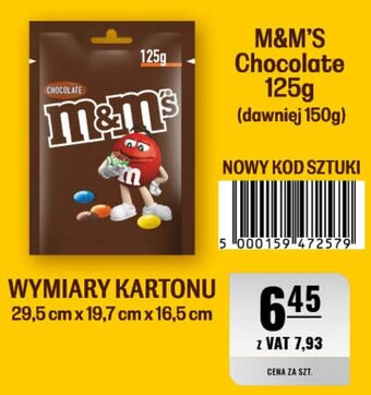 Eurocash M&M'S Chocolate 125g oferta