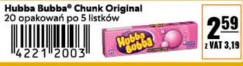 Eurocash Hubba Bubba Chunk Original oferta