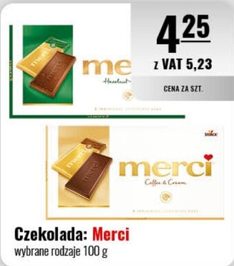 Eurocash Czekolada: Merci 100 g oferta