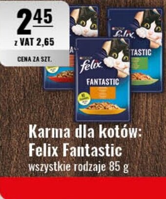 Eurocash Karma dla kotów: Felix Fantastic 85 g oferta