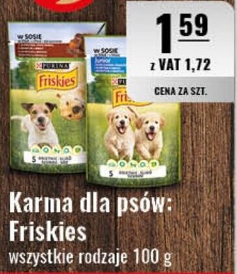 Eurocash Karma dla psów: Friskies 100 g oferta