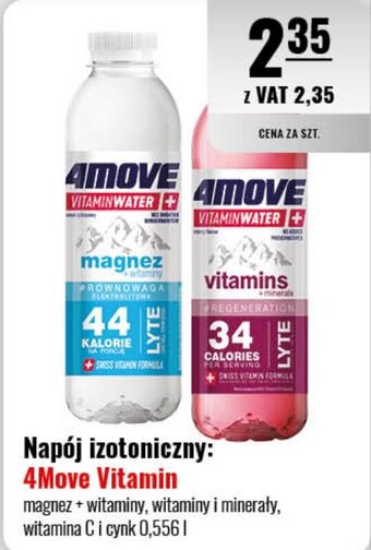Eurocash Napój izotoniczny: 4Move Vitamin 0,556l oferta