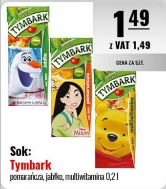 Eurocash Sok: Tymbark 0,2l oferta