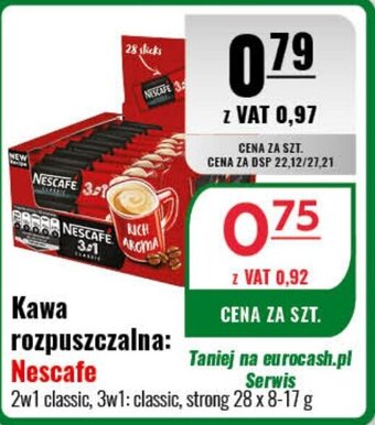 Eurocash Kawa rozpuszczalna: Nescafe oferta