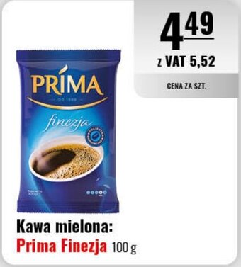 Eurocash Kawa mielona: Prima Finezja 100 g oferta